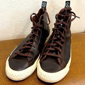 P.F. Flyers Brown High-Top Sneakers
